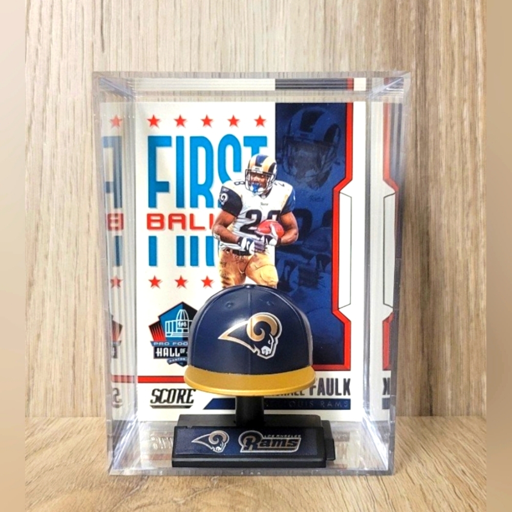 Los Angeles Rams Marshall Faulk Hall Of Fame Sports Box